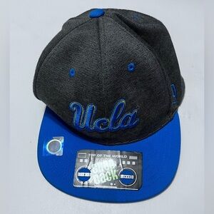 Top of the World UCLA Black and Blue Snapback Hat